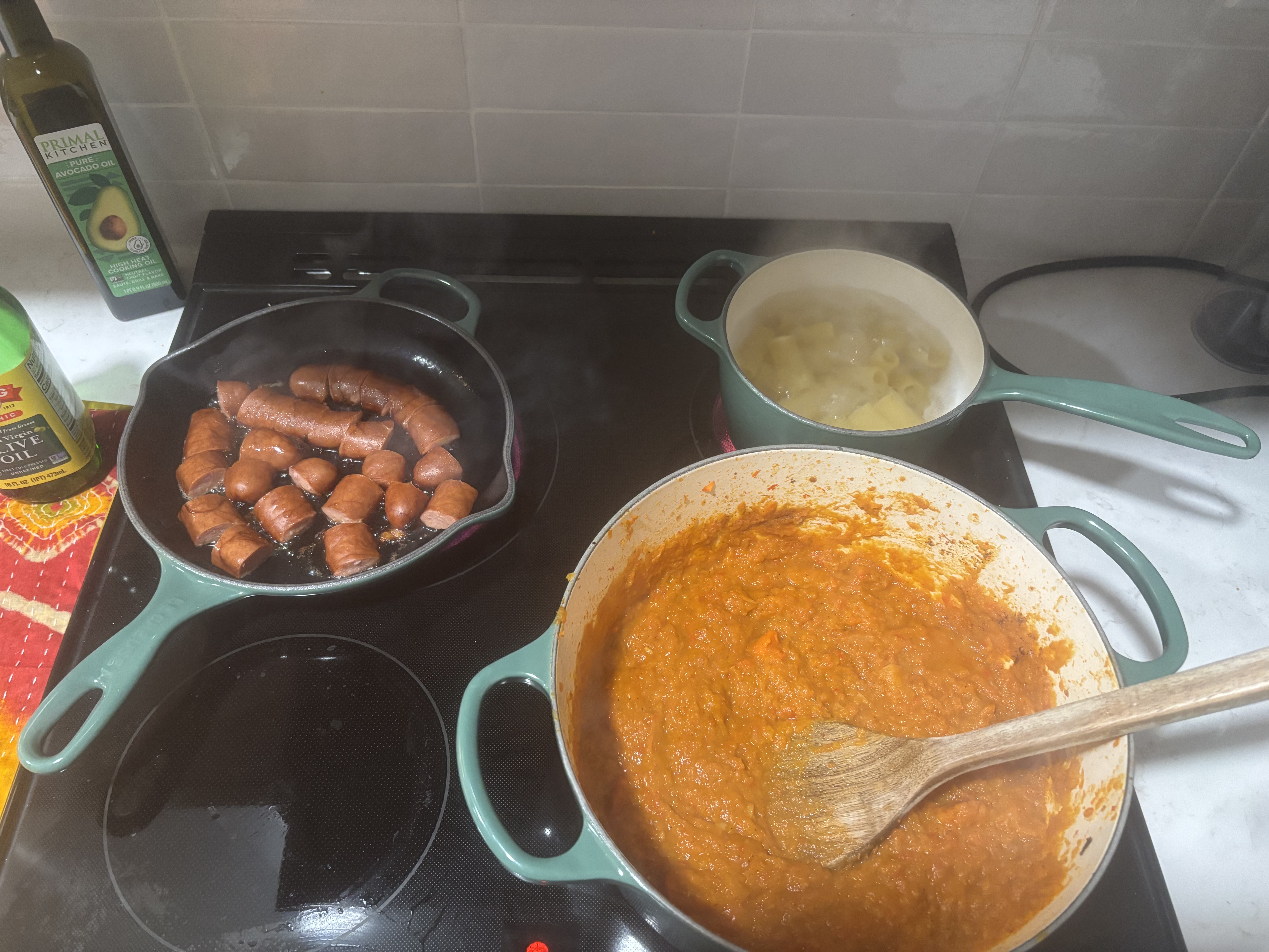 Cooking the Autumnal Pasta Sauce